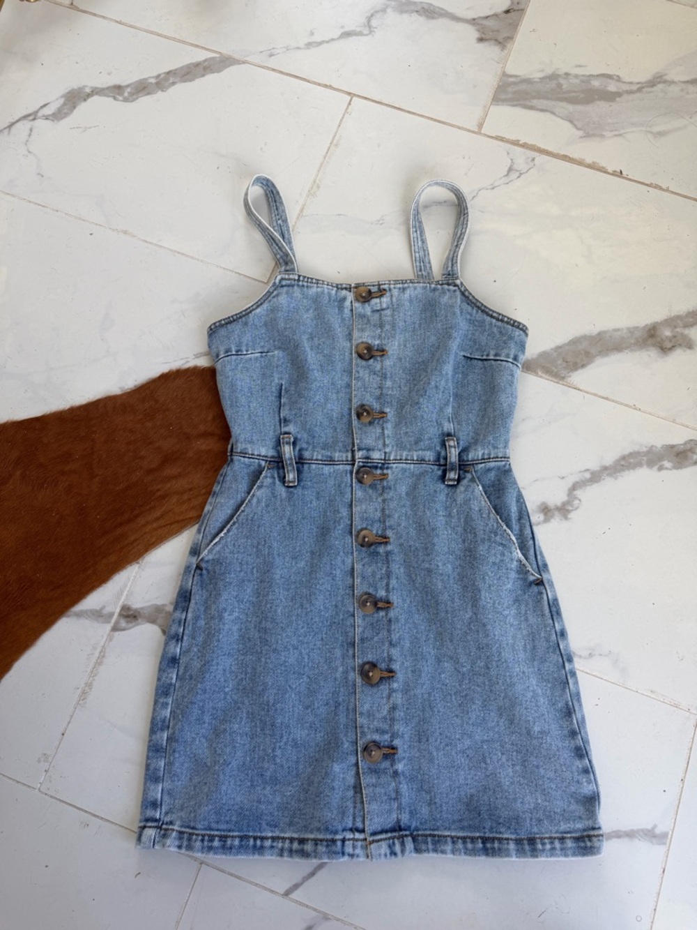 PacSun Light Blue Denim Garment with XS Tag